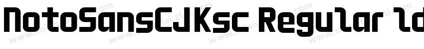 NotoSansCJKsc Regular ldentity H字体转换